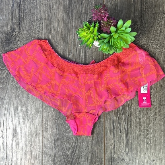 NWT Zandra Rhodes for Marks & Spencer Pink Mix Panty Set Sexy UK 10 US 6 - Picture 6 of 8